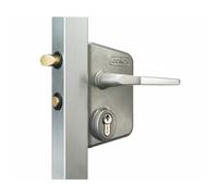Locinox Serrure avec cylindre LCKX30 pour profil carré 30-40-50 mm