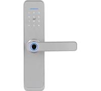 Serrure avec poignée électronique et contrôle d'accès, clavier, empreinte digitale, carte RFID, application TUYA SecureEntry-HL200