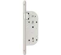 Serrure Axe 50 NF métalux, clé l gauche aspect inox M/Variures 5 sans gache réversible - EURO-ELZETT - G840E2D7K4L ROZ