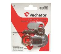 Serrure boîte aux lettres - VACHETTE - Barillet-batteuse universel à goupilles - Homologuée PTT