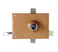 Serrure - BRICARD - Mécanisme 3 points horizontal 1001021 - Cylindre Supersureté 2 entrées - Protection cuirassée Ø30 mm - 3 clés