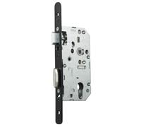 Serrure clé i VACHETTE axe 50 entraxe 70 bouts ronds verni noir droite - sans gache - D455VR50T20/10SG