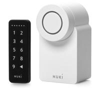 Serrure connectée sans clé - Matter, Bluetooth et Wi-Fi - Installation sans perçage - Clavier à code inclus