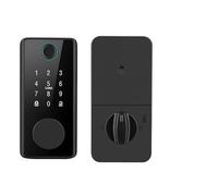 Serrure Connectée, Télécommande intelligente, carte de mot de passe à empreintes digitales, verrou automatique à pêne dormant américain