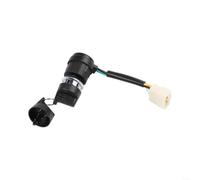 Serrure d'allumage avec clé pour générateurs à gaz de 2 à 5 kW, démarreur 5 | Construction en métal et plastique, démarrage à double vitesse, sécurité de verrouillage, connexion directe 5/6 fils