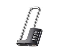 Serrure D'Armoire, Cadenas à Combinaison, Code de Verrouillage de Casier de Gymnastique en Acier Inoxydable Long Verrou à Manille RéGlable pour