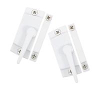 Serrure De Châssis De Fenêtre 2 Pièces For Fenêtre Coulissante Horizontale | Verrou de fenêtre coulissante horizontale,2 sets de pièces de remplacement,Loquet métallique sécurité domestique