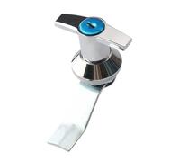 Serrure de coffret électrique à poignée en T, distributeur, barre rotative, avec jeu de clés, argent