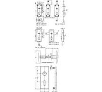 Serrure de garage verouillage bas avec ressort épaisseur 29mm - WSS - 16540000010 Noir G