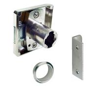 Serrure de meuble - à palastre - pour cylindre Z23 - main droite LEHMANN