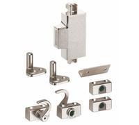 Serrure de meuble espagnolette - fermeture simple - gauche - axe 25 mm LEHMANN