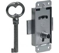 Serrure de meuble fer en applique HETTICH 15 mm réversible G