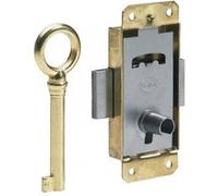 Serrure de meuble fer en applique HETTICH 15 mm réversible G