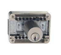 Serrure de meuble monopoint 2828 - avec distance de recul réglable JUNIE