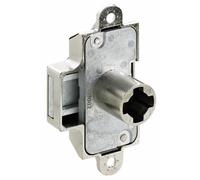 Serrure de meuble - réversible - à palastre - pour cylindre Z23-diamètre broche 15 mm LEHMANN