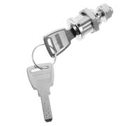 Serrure de Meuble Robuste en Acier Inoxydable avec Clés pour Placard | Installation Facile, Surface Lisse, Dissuasion les Manipulations, Adaptée aux Armoires à Outils, Dossiers, Vitrines