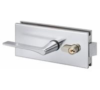 Serrure de milieu 9045 pêne dormant demi-tour chromé brillant - METALUX - NM90451000