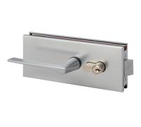 Serrure de milieu 9045 pêne dormant demi-tour chromé mat METALUX NM90452000