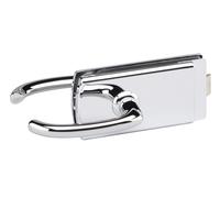 Serrure de milieu LAGUNE 4361 bec de cane et béquilles avec déport chromé mat STREMLER ASSA ABLOY 4361.31.0