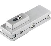 Serrure de milieu US 20 Universal light, PZ, verre 10 -12 mm, inox (03.617)