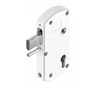 Serrure de portail battant Modulox à pêne levant 15 mm blanc TIRARD GB591003