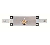 Iseo Serrure de porte 2 CH.ORI.DIRITTE 641010 - pour rideau métallique - Gamme CAVERS - Poids 0,1 kg