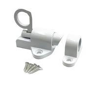 Serrure de porte à ressort, loquet automatique à ressort,Serrure de porte en aluminium - Anneau de traction de sécurité, boulon de porte à ressort, automatique avec vis pour clôture en bo