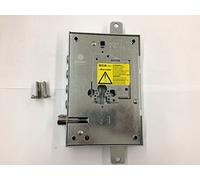 Serrure de porte blindée SECUREMME série 25 avec cœur à cylindre européen entrée t poignée 63 mm gauche à pousser 4 chaînes D18 entraxe 28 mm