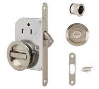 Serrure de porte coulissante kit complet avec poignées