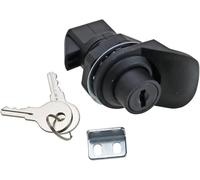 Serrure de porte d'armoire de commutation - Loquet à came à bouton-pression en plastique, 1 paquet