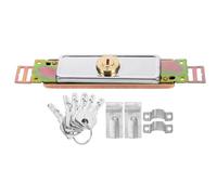 Serrure de Porte de Garage à Enroulement Verrou Vertical, avec Clés | Métal avec Cylindre Cuivre, Résistance aux Chocs, Compatible Remplacement, pour Portes Métalliques et Plusieurs styles