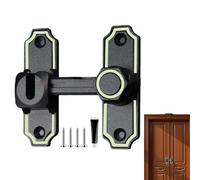 Serrure de porte de grange, coulissant, accessoire de portail, métal rustique en de zinc, pour armoire à vin, jardin, cage pour animaux de compagnie, salle de bain, vestiaire, 11,3 x 6