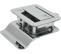 Serrure de porte d'entrée RV, verrou de sécurité, verrou intégré, alliage d'aluminium pour camping-car, caravane, mobile home, chrome