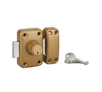 Serrure de porte dorée Thirard Apache 45mm, lot de 1