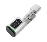 Serrure de porte électronique intelligente - Serrure à code avec avertissement de niveau de batterie - Ouverture avec application Pincode clé ou carte à clé intelligente - Pour maisons, appartements,