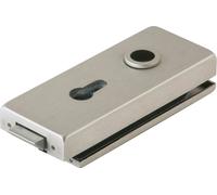 Serrure de porte en verre DORMA Studio Classic PZ avec changement, pour verre 8-10mm, 10.003, alu effet inox