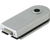 Serrure de porte en verre STUDIO Rondo LM Dark Niro UV DIN G/D DORMAKABA