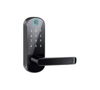 Serrure de porte intelligente - 5-en-1, entrée sans mpreinte digitale, contrôle par application Wi-Fi, pêne dormant électronique, sécurité