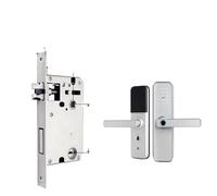 Serrure de porte intelligente à empreinte digitale, connexion Wi-Fi, accès sans clé, 1805050 Argent