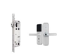 Serrure de porte intelligente à empreinte digitale, connexion WiFi, accès sans clé, 3585 argent