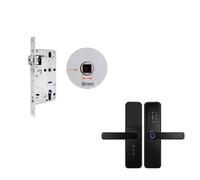Serrure de porte intelligente à empreinte digitale, connexion WiFi, accès sans clé, pas de connexion par insertion