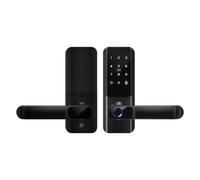 INF Serrure de Porte Intelligente avec Poignée: Empreinte, Code, Clé & Télécommande