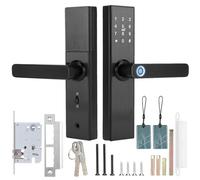 Serrure de Porte Intelligente Serrure sans clé Intelligente, Empreinte Digitale WiFi et Serrure de Porte à écran Tactile Yale Serrure D'empreinte Digitale de Porte D'entrée