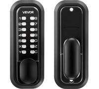 Serrure de porte mécanique sans clé, mise à niveau du code 2.0, code à 4-7 chiffres, bouton-poussoir simple face, combinaison mécanique, poignée de porte, verrouillage automatique, pour portails de ja