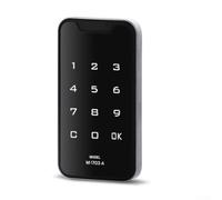 Serrure de porte numérique sans vec clavier et carte, serrure à code électronique avec capacité d'utilisateur de 400, verrouillage automatique, clavier anti-peep, alimentation USB pour bureau