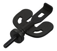 Serrure de Porte Portable Intérieure, Verrou de Sécurité, Voyage et | Acier Noir, Barrière Compacte Facile à Ranger, Adaptée à Plupart des Portes D'hôtel