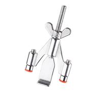 Serrure de porte portable, verrou de sécurité polyvalent, serrure de de 9,5 x 5,2 cm sans perçage, serrures de sécurité en acier inoxydable, accessoires de porte avec style pratique, sécurité à