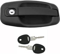 Serrure de porte Serrure de caravane FF-System M1 noire partie extérieure