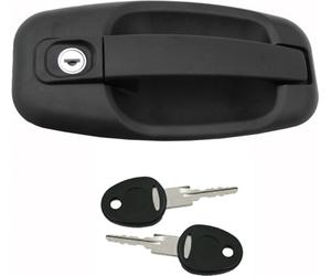 Serrure de porte Serrure de caravane FF-System M1 noire partie extérieure