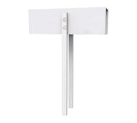 Serrure de Sécurité Métal pour Porte Pliante 22cm | Alliage zinc pour durable, résistance , finition blanche, installation outil, protection doigts
